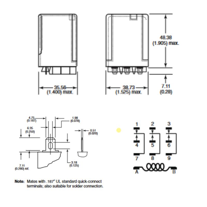 RELAY AC 12V 6173